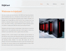Tablet Screenshot of frijid.net